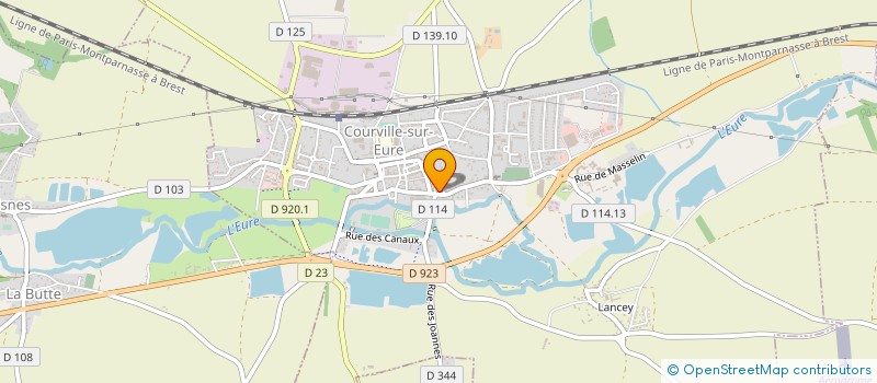 localisation de l'entreprise VOLTELECT à COURVILLE-SUR-EURE