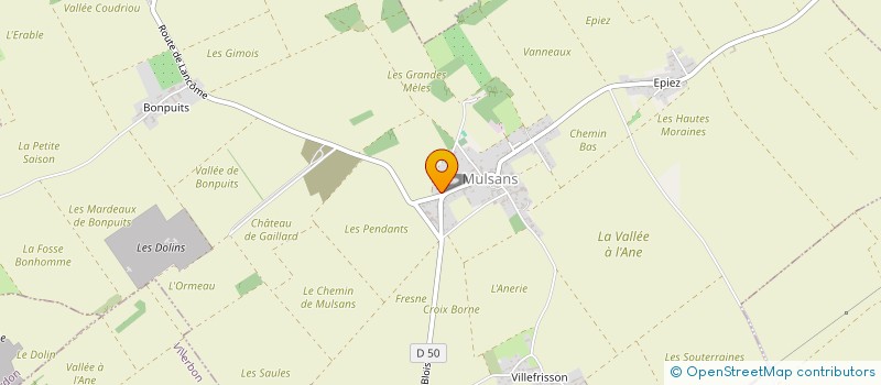 localisation de l'entreprise VOLTEO  MULSANS