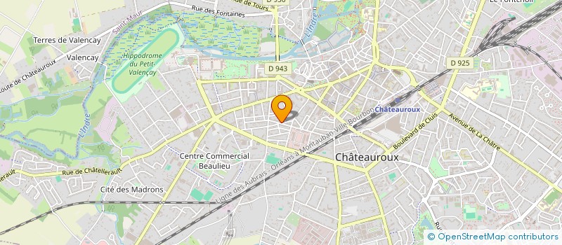 localisation de l'entreprise VOLTER à CHATEAUROUX