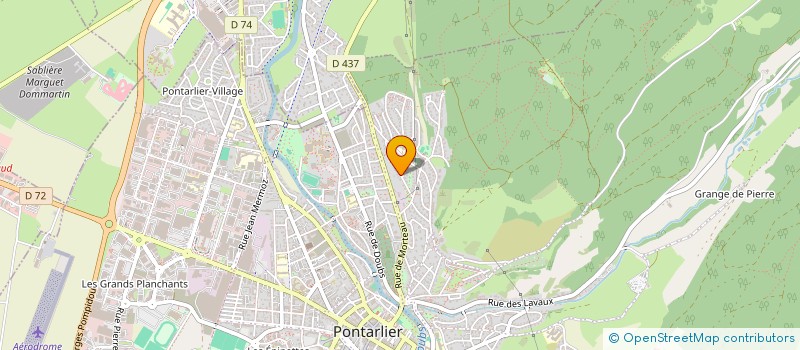 localisation de l'entreprise VOLTERE  PONTARLIER