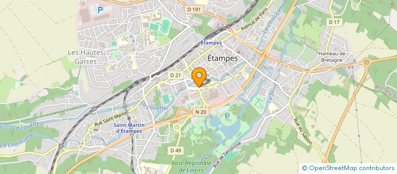 localisation de l'entreprise VOLTESSUN à ETAMPES
