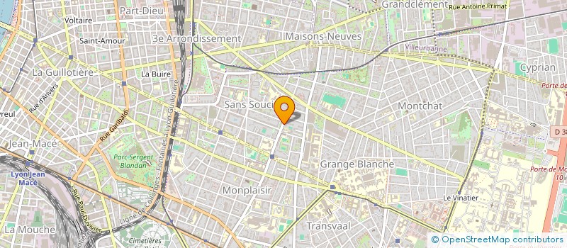 localisation de l'entreprise VOLTHOS  LYON 3EME