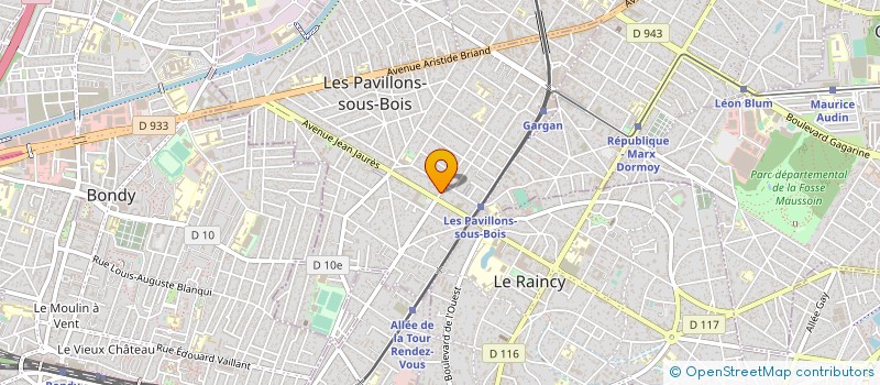 localisation de l'entreprise VOLTICO DEVELOPMENT  LES PAVILLONS-SOUS-BOIS