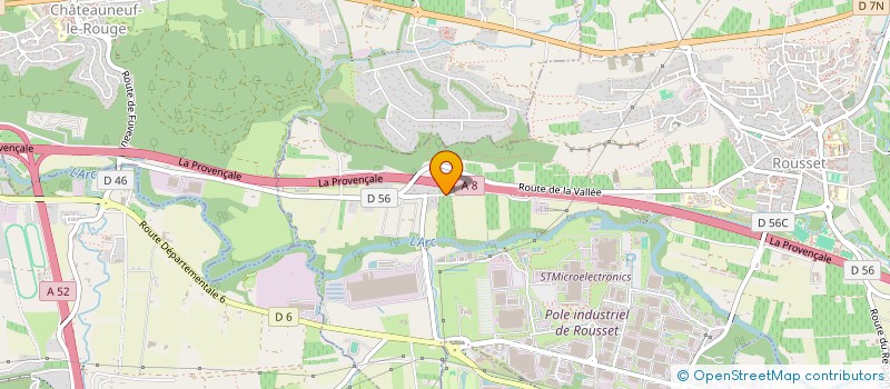 localisation de l'entreprise VOLTIM  ROUSSET