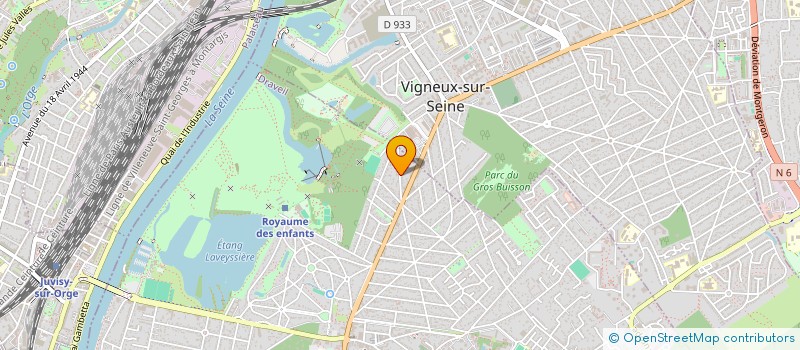 localisation de l'entreprise VOLTIMAS BTP à DRAVEIL