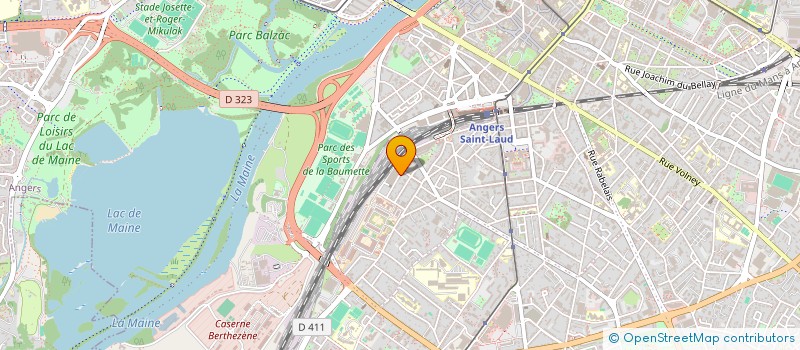 localisation de l'entreprise VOLTIS ENERGIE à ANGERS