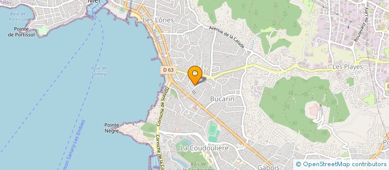 localisation de l'entreprise VOLTMAN ELECTRICITE à SIX-FOURS-LES-PLAGES