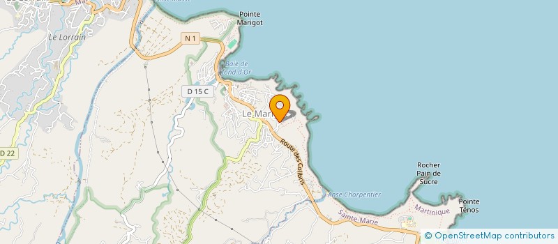 localisation de l'entreprise VOLTO LUX  LE MARIGOT