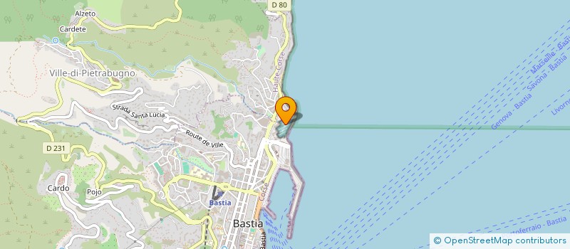 localisation de l'entreprise VOLTOJO à BASTIA