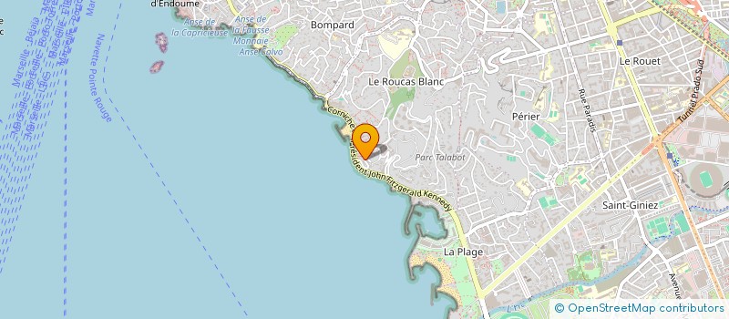 localisation de l'entreprise VOLTOP à MARSEILLE 7