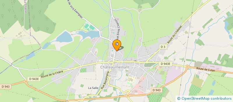 localisation de l'entreprise VOLTPACK  CHATEAUMEILLANT