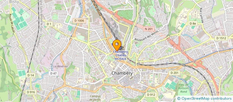 localisation de l'entreprise VOLTRA à CHAMBERY