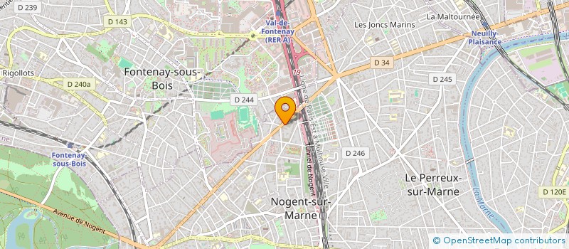 localisation de l'entreprise VOLTRICITE  NOGENT-SUR-MARNE