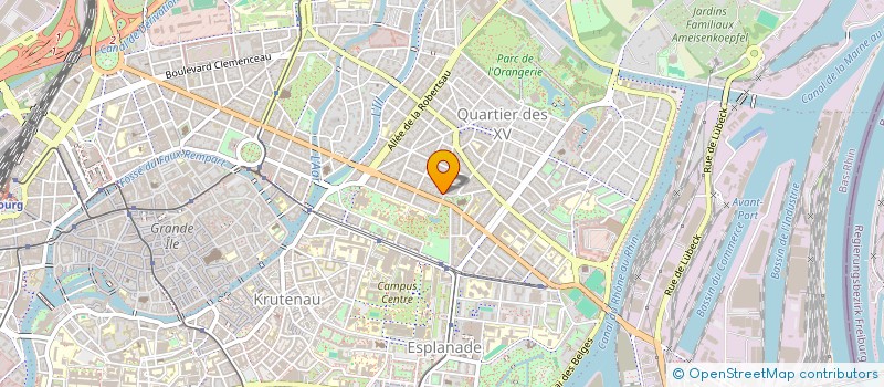 localisation de l'entreprise VOLTZ PROMOTION à STRASBOURG