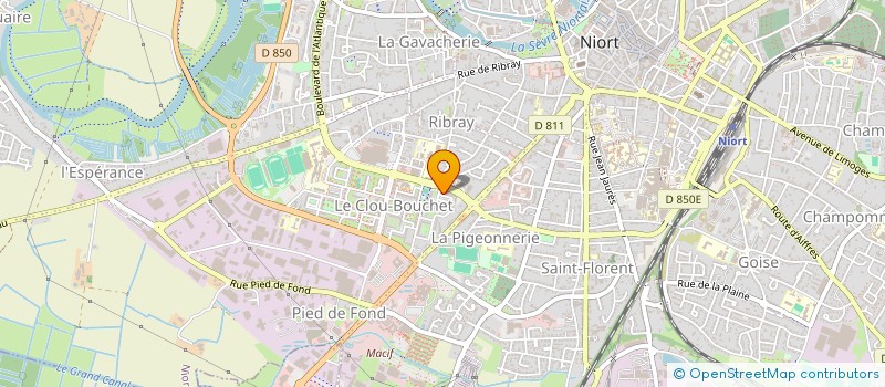 localisation de l'entreprise VOLUBILIS à NIORT