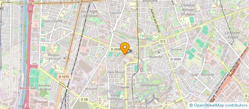 localisation de l'entreprise VOLUBILIS à GRENOBLE