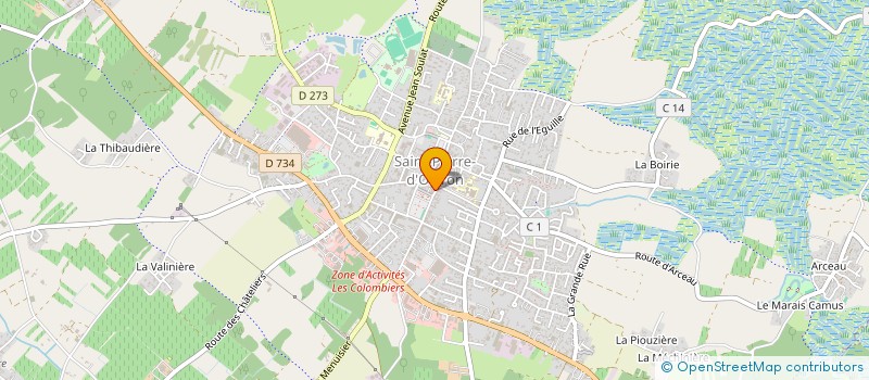 localisation de l'entreprise VOLUBILIS  SAINT-PIERRE-D'OLERON