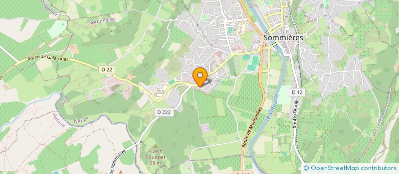 localisation de l'entreprise VOLUM AGENCEMENT à SOMMIERES