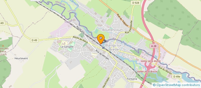 localisation de l'entreprise VOLUM-E à BLANGY-SUR-BRESLE
