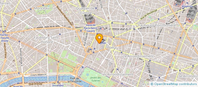 localisation de l'entreprise VOLUMA  PARIS