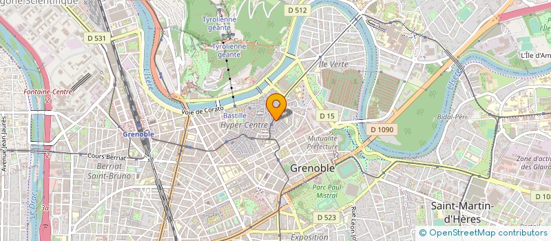 localisation de l'entreprise VOLUME 2 ARCHITECTURE à GRENOBLE