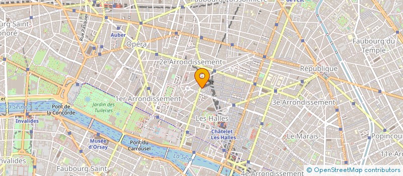 localisation de l'entreprise VOLUME à PARIS