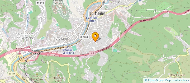 localisation de l'entreprise VOLUME à LA TRINITE