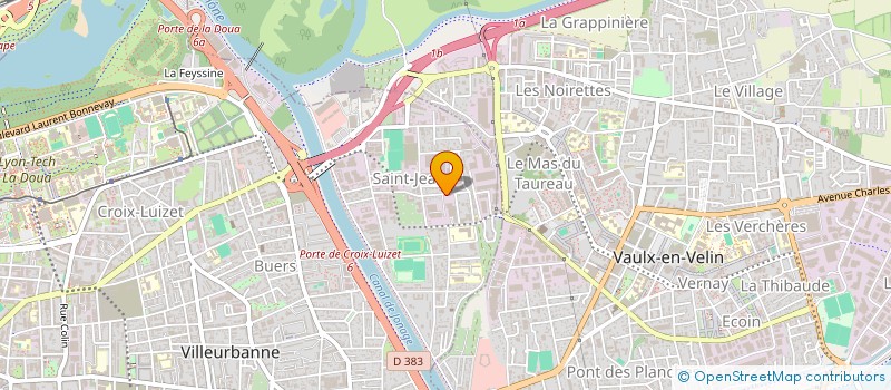 localisation de l'entreprise VOLUME à VILLEURBANNE