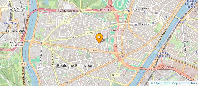 localisation de l'entreprise VOLUME à BOULOGNE-BILLANCOURT