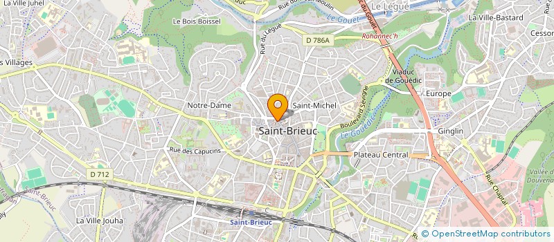 localisation de l'entreprise VOLUME à SAINT-BRIEUC