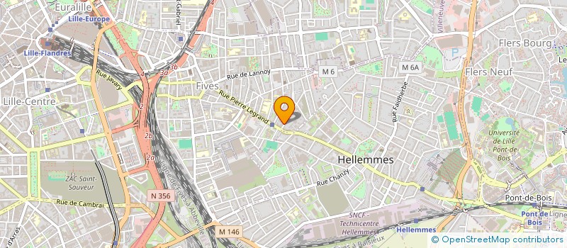 localisation de l'entreprise VOLUME OUVERT à LILLE