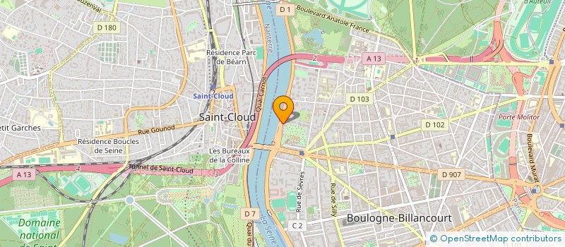 localisation de l'entreprise VOLUME SARL à BOULOGNE BILLANCOURT