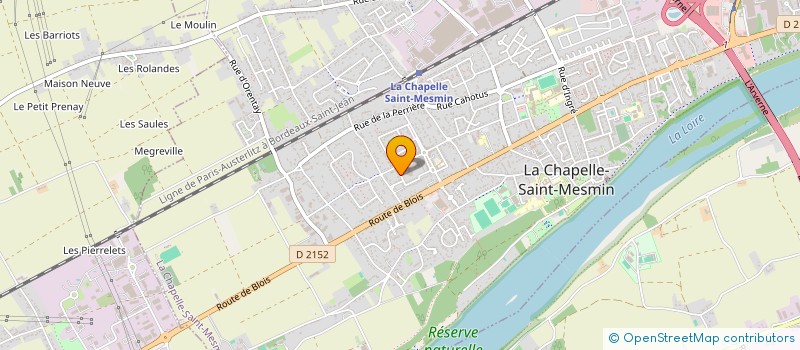 localisation de l'entreprise VOLUMECA à LA CHAPELLE-SAINT-MESMIN