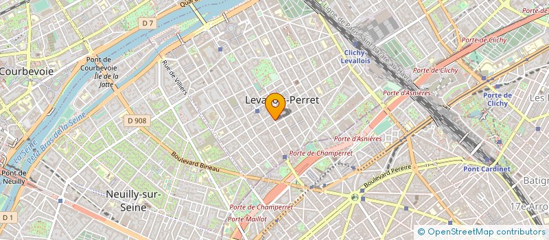 localisation de l'entreprise VOLUMES ET CREATION à LEVALLOIS-PERRET