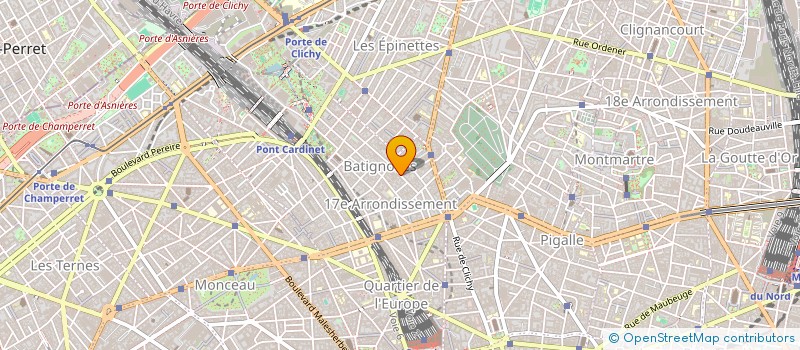 localisation de l'entreprise VOLUMES ET DECORS  PARIS