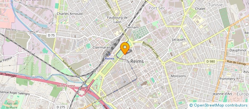 localisation de l'entreprise VOLUMES SARL  REIMS