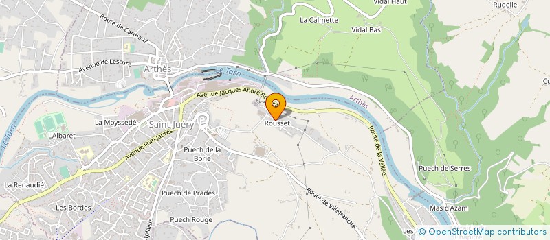 localisation de l'entreprise VOLUMIA  SAINT-JUERY