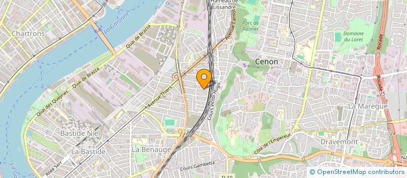 localisation de l'entreprise VOLUMICA  CENON