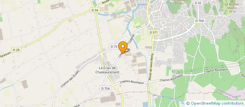 localisation de l'entreprise VOLUNTAS NOVARE  CHATEAURENARD