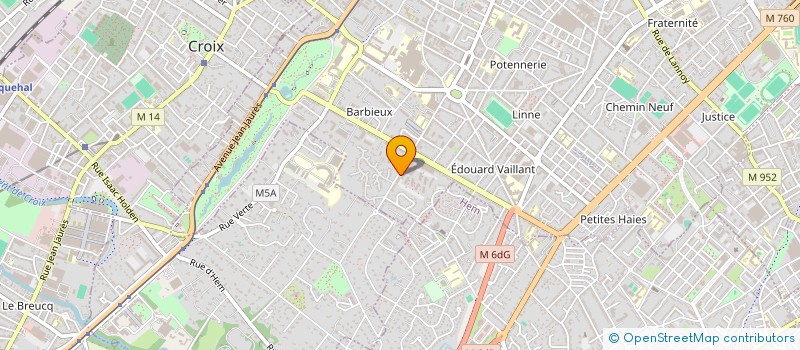 localisation de l'entreprise VOLUNTEERS4CHILDREN  ROUBAIX