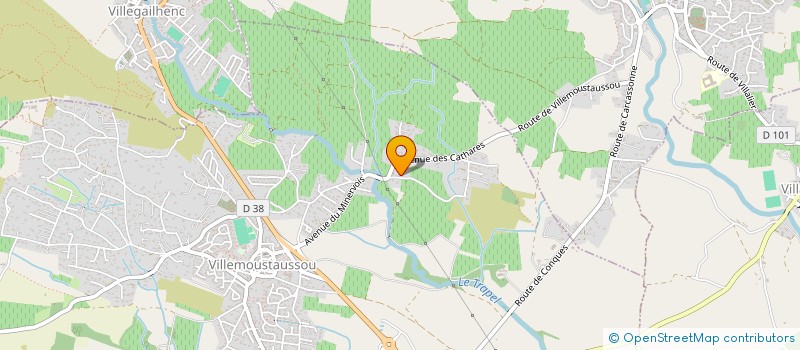 localisation de l'entreprise VOLUPTATEM VIGNES INVESTISSEURS BRAU à VILLEMOUSTAUSSOU