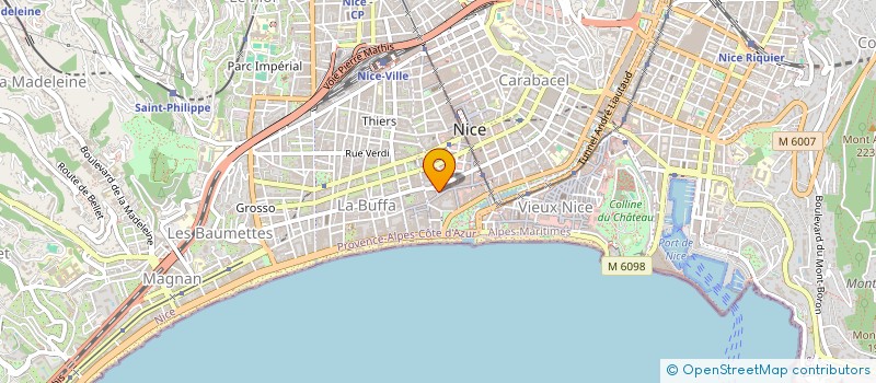 localisation de l'entreprise VOLUPTE à NICE
