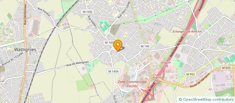localisation de l'entreprise VOLUPTO SPA  FACHES-THUMESNIL