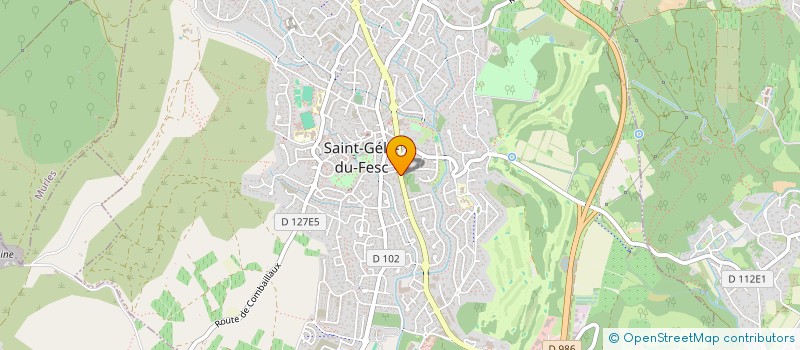 localisation de l'entreprise VOLUT'BEAUTE à SAINT-GELY-DU-FESC