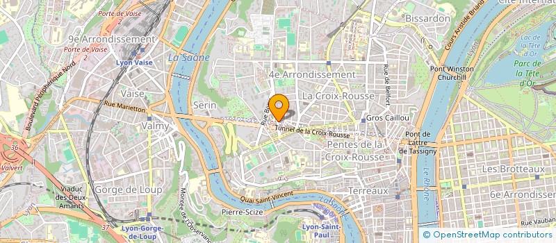 localisation de l'entreprise VOLUTE  LYON