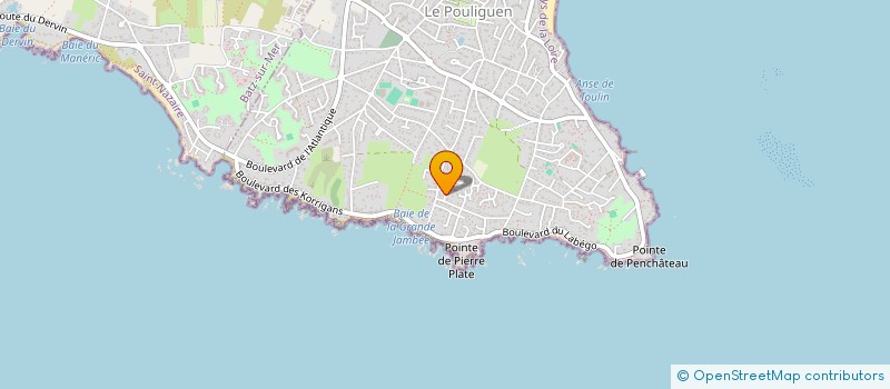 localisation de l'entreprise VOLUTECH  LE POULIGUEN