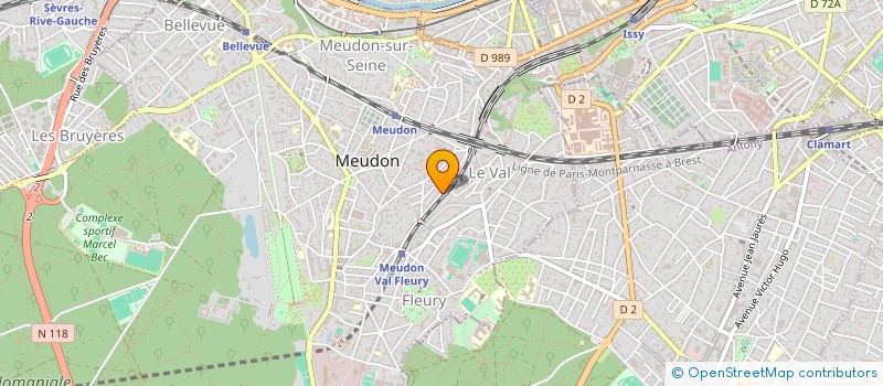 localisation de l'entreprise VOLUTES à MEUDON