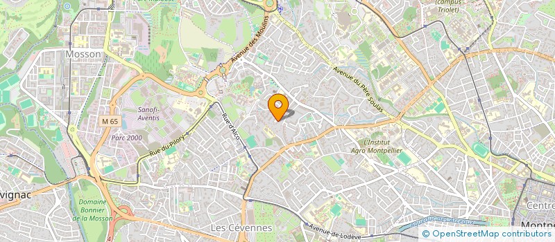 localisation de l'entreprise VOLUTES ET VITOLES à MONTPELLIER