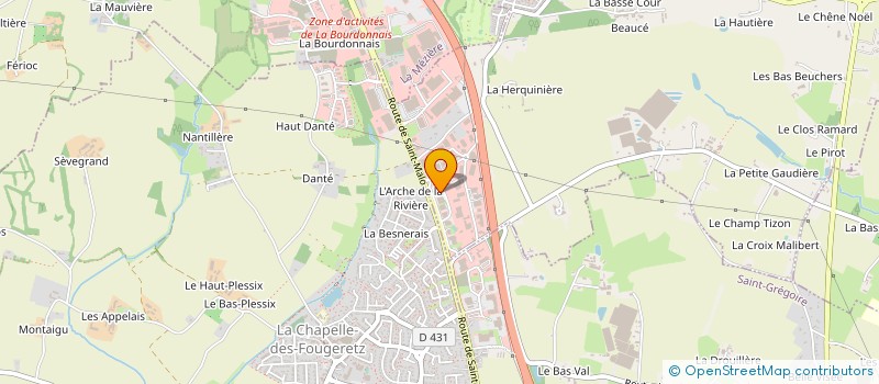 localisation de l'entreprise VOLUTIQUE à MELESSE
