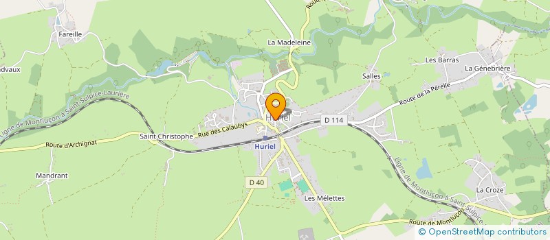 localisation de l'entreprise VOLVAA  HURIEL